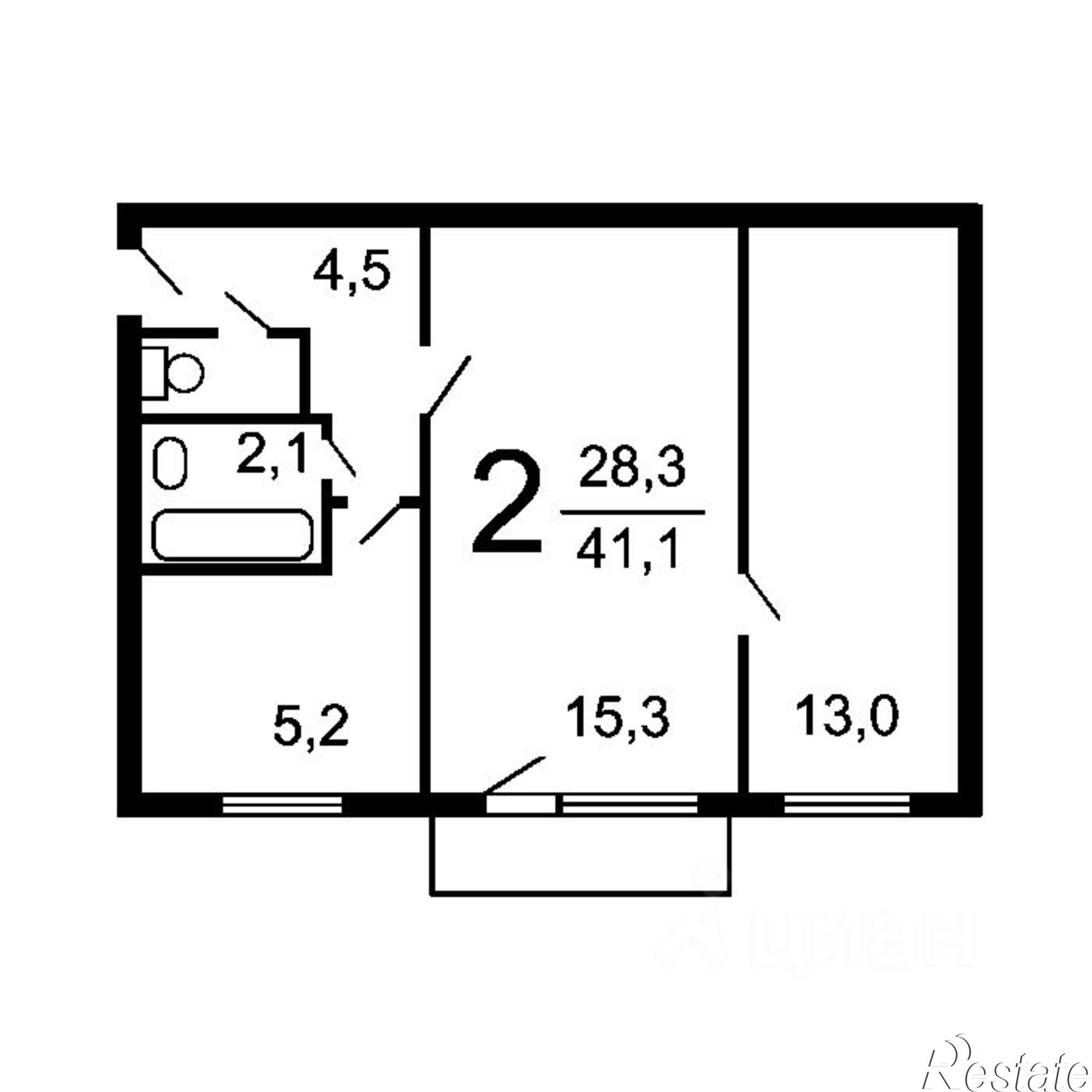 Купить квартиру за 2 780 000 рублей на улица Бограда, 55