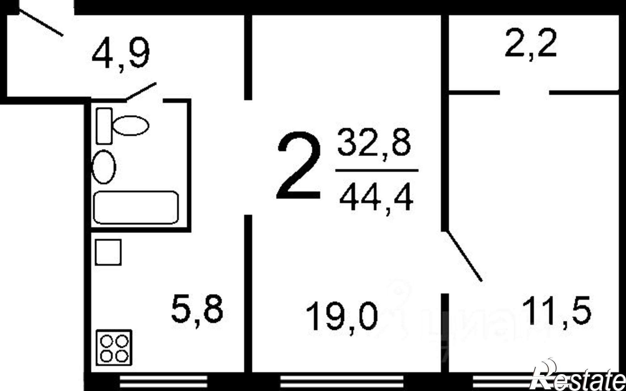 Купить квартиру за 3 200 000 рублей на проспект Космонавтов, 3