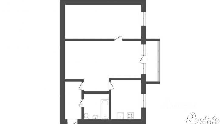 2-комн квартира Черногорск, улица Чапаева, 39