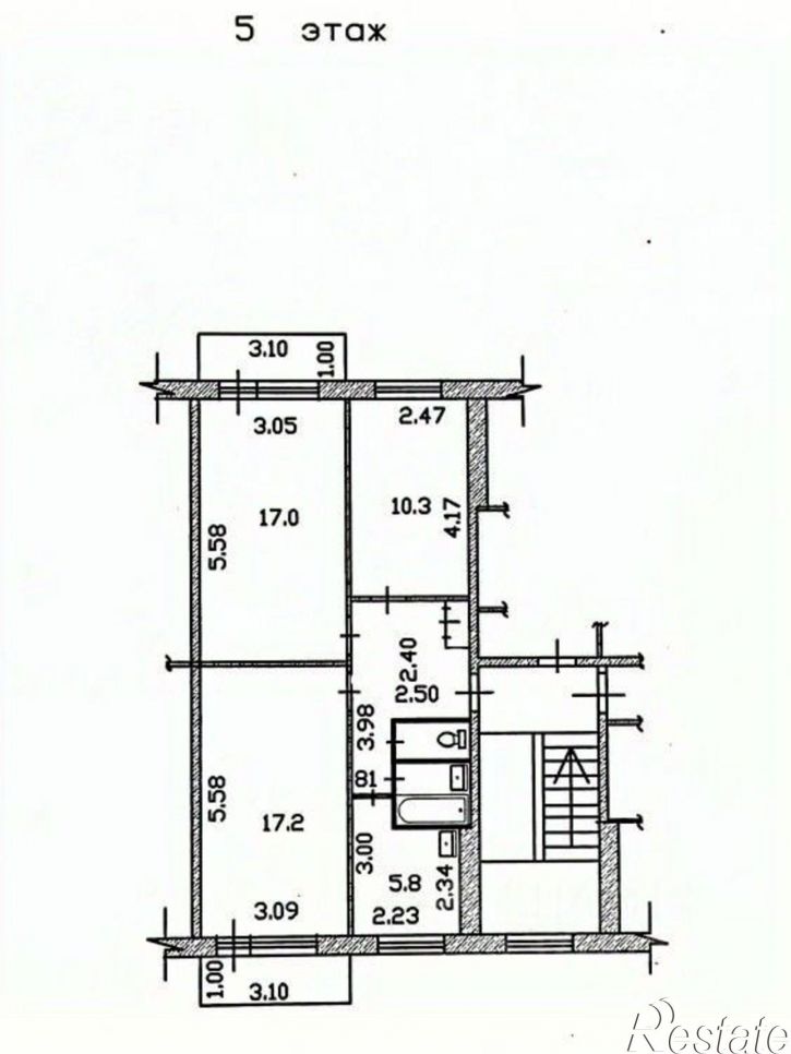3-комн квартира Саяногорск, Заводской микрорайон