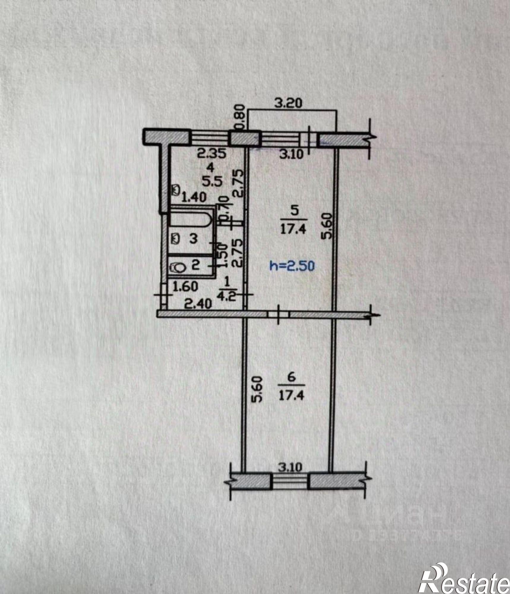Купить квартиру за 3 100 000 рублей на улица Бограда, 57