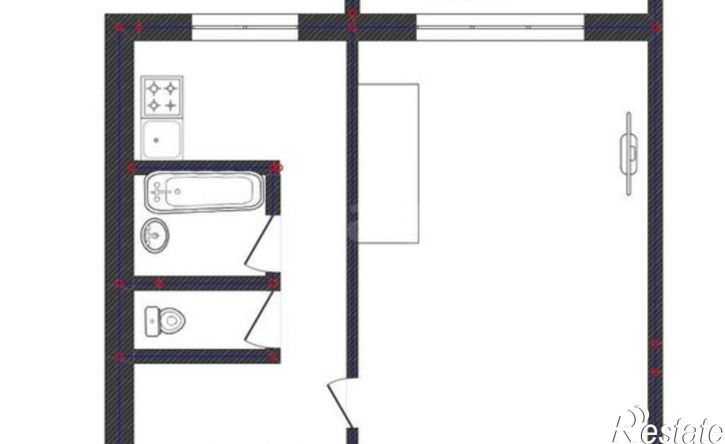 1-комн квартира ул Юбилейная, 25,  д. 25