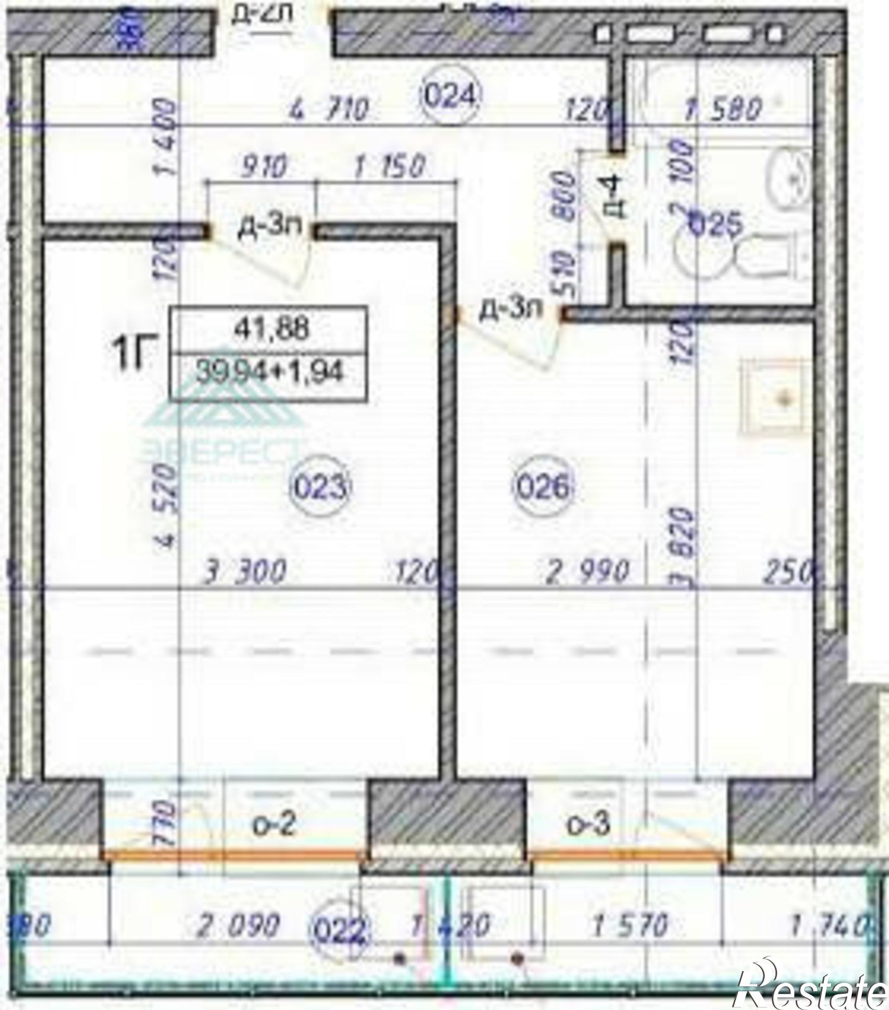 Купить квартиру за 3 273 350 рублей на улица Генерала Тихонова, 37В