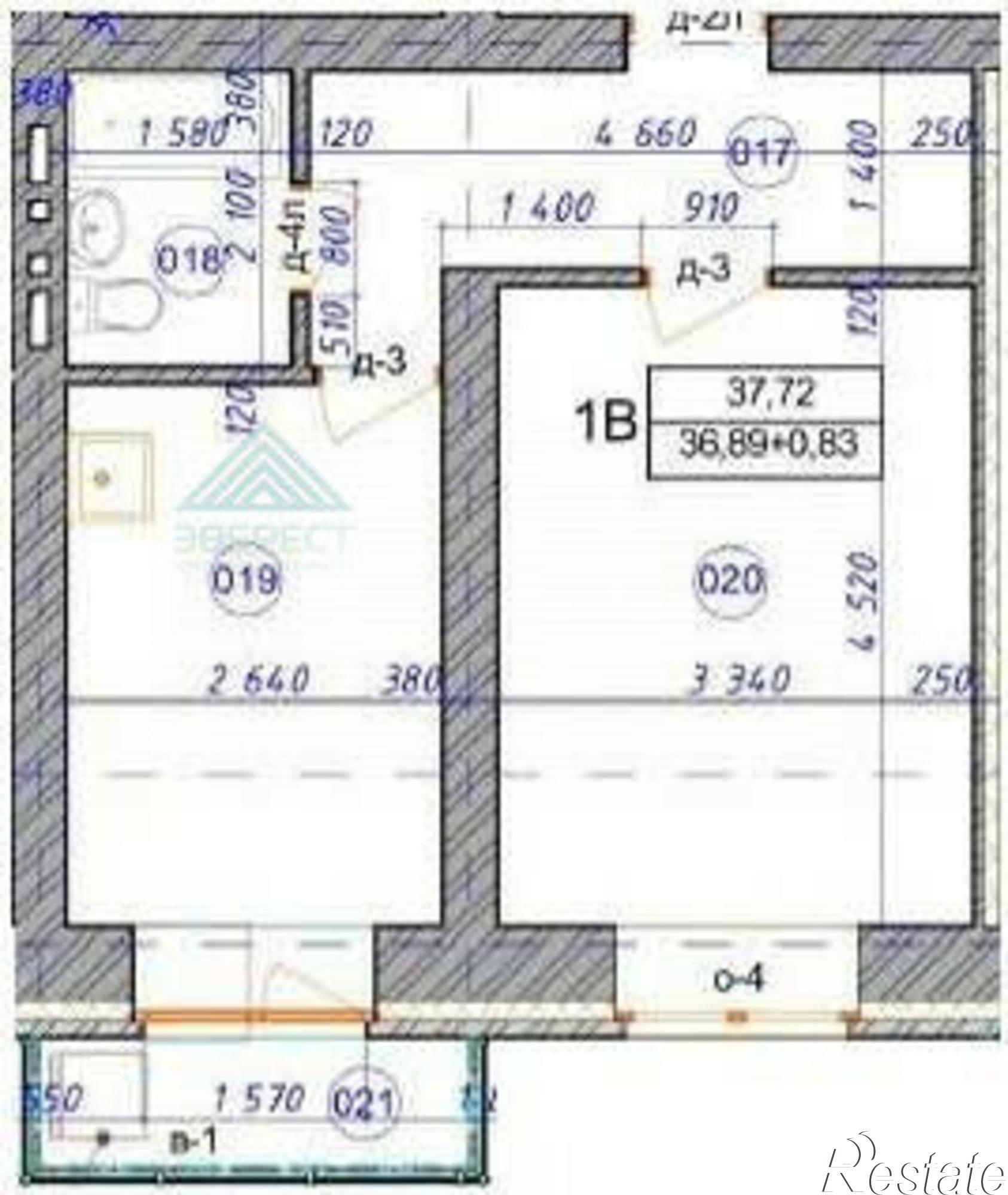 Купить квартиру за 3 273 350 рублей на улица Генерала Тихонова, 37В