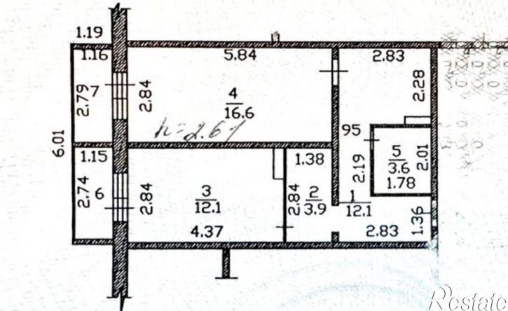 1-комн квартира Юбилейная улица, 3А к2,  д. 3А к2