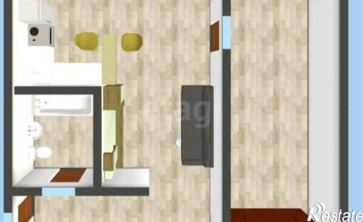 2-комн квартира улица Дзержинского, 20,  д. 20