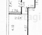 1-комн, 38кв м, этаж 3/9 Серебристая улица, 29