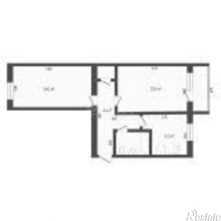 2-комн квартира улица Калинина, 28,  д. 28