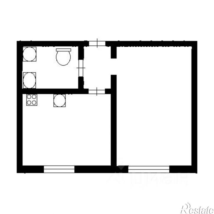 1-комн квартира улица Пушкина, 18 к1,  д. 18 к1