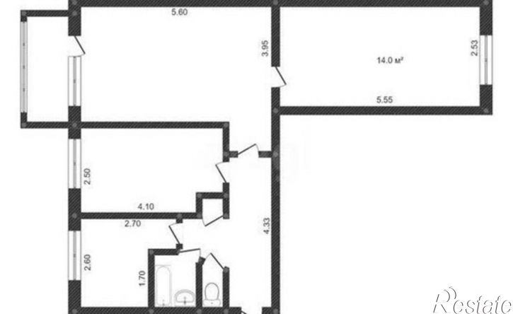 3-комн квартира Линейная улица, 257,  д. 257