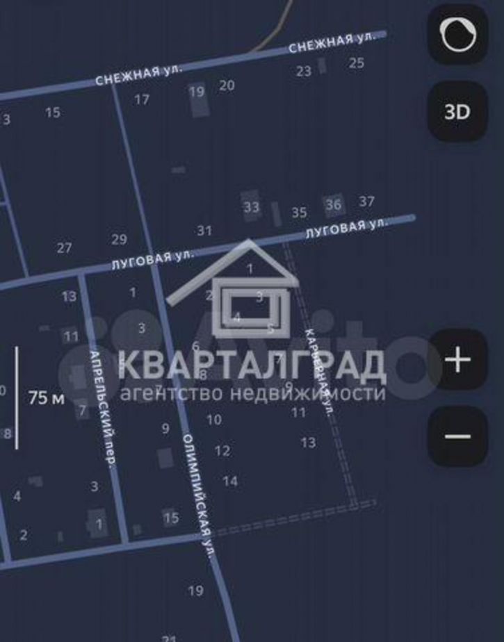 Земельный участок Карьерная