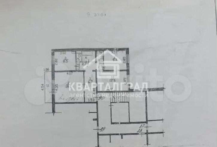 3-комн квартира микрорайон Центральный, 1