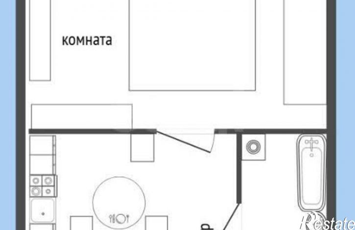 1-комн квартира ул Пушкина, 38,  д. 38