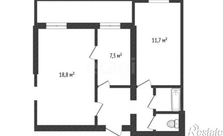 2-комн квартира Абакан, улица Пушкина, 123