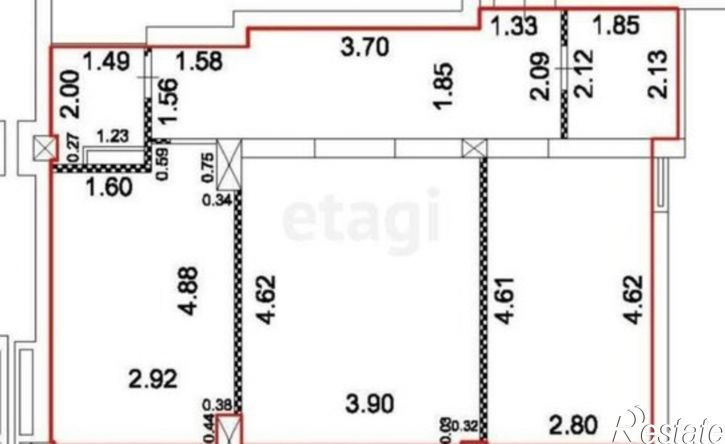 2-комн квартира Абакан, улица Кирова, 204А