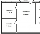 3-комн, 47кв м, этаж 4/5 Абакан, Пирятинская улица, 15