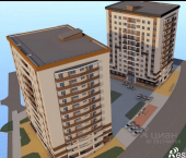 1-комн, 40кв м, этаж 4/12 улица Кирова, 214Ак1