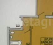 2-комн, 60кв м, этаж 3/7 Абакан, улица Арбан, 16