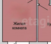 1-комн, 34кв м, этаж 7/7 Абакан, улица Арбан, 16
