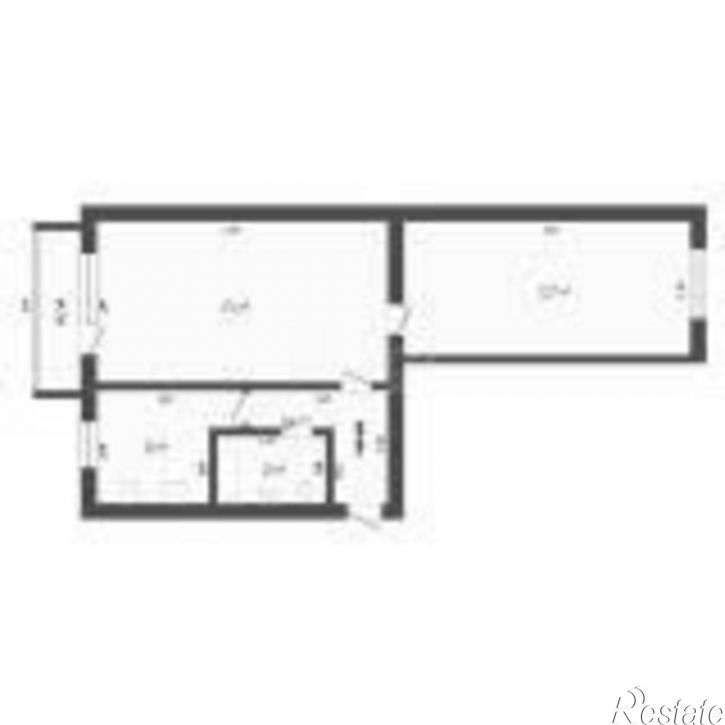 2-комн квартира Черногорск, улица Калинина, 32