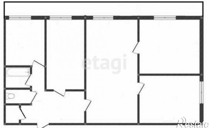 4-комн квартира Черногорск, улица Калинина, 30