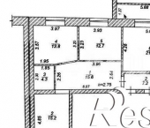 3-комн, 83кв м, этаж 4/5 улица Генерала Тихонова, 6Б